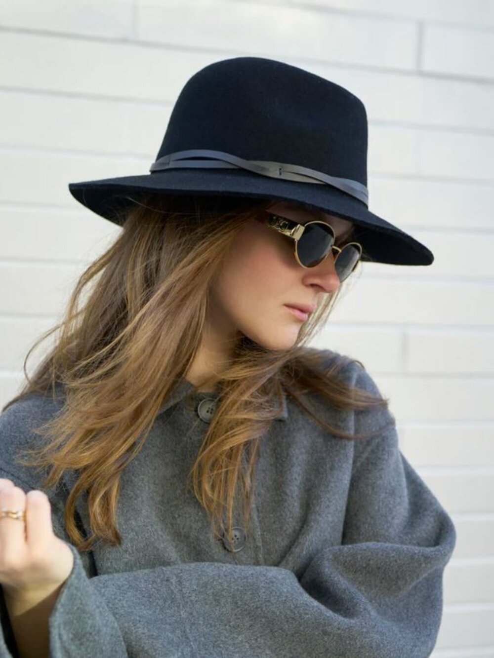 Wallaroo Aspen Wool Hat, Black (Medium 58cm)